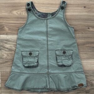 ROOTS Green Sleeveless Dress with Pockets